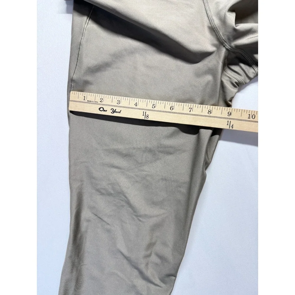All‎ In Motion Leggings Womens Large Brown Nylon High Rise Athletic Yoga casual